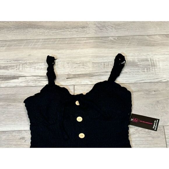 Nobo black knee length sundress size S 3/5 - Picture 4 of 12